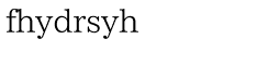fhydrsyh