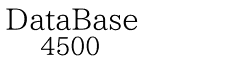 DataBase 4500
